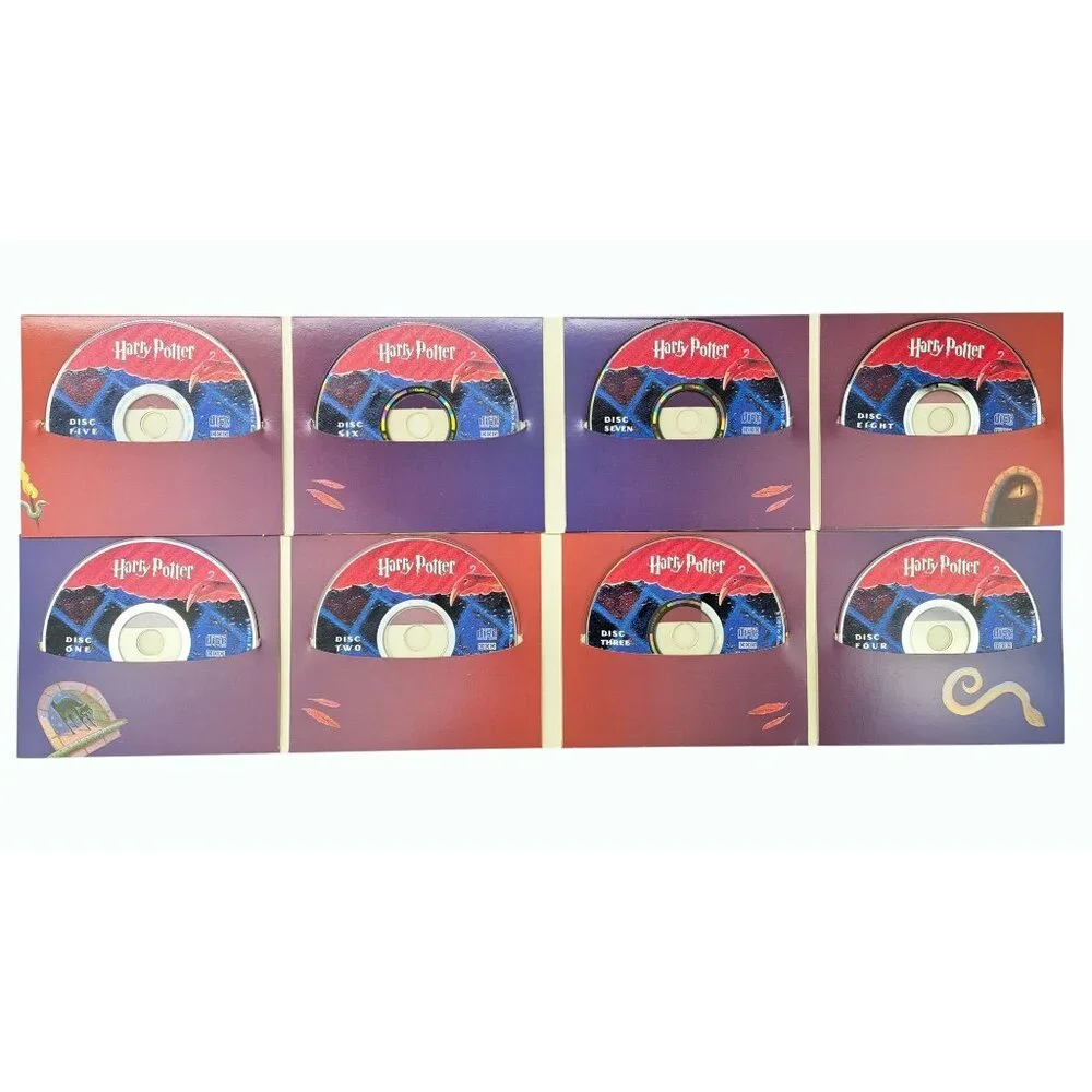 Harry Potter Chamber Of Secrets Audiobook Unabridged 8 Compact Disc Rowling 1999 - Picture 9 of 11